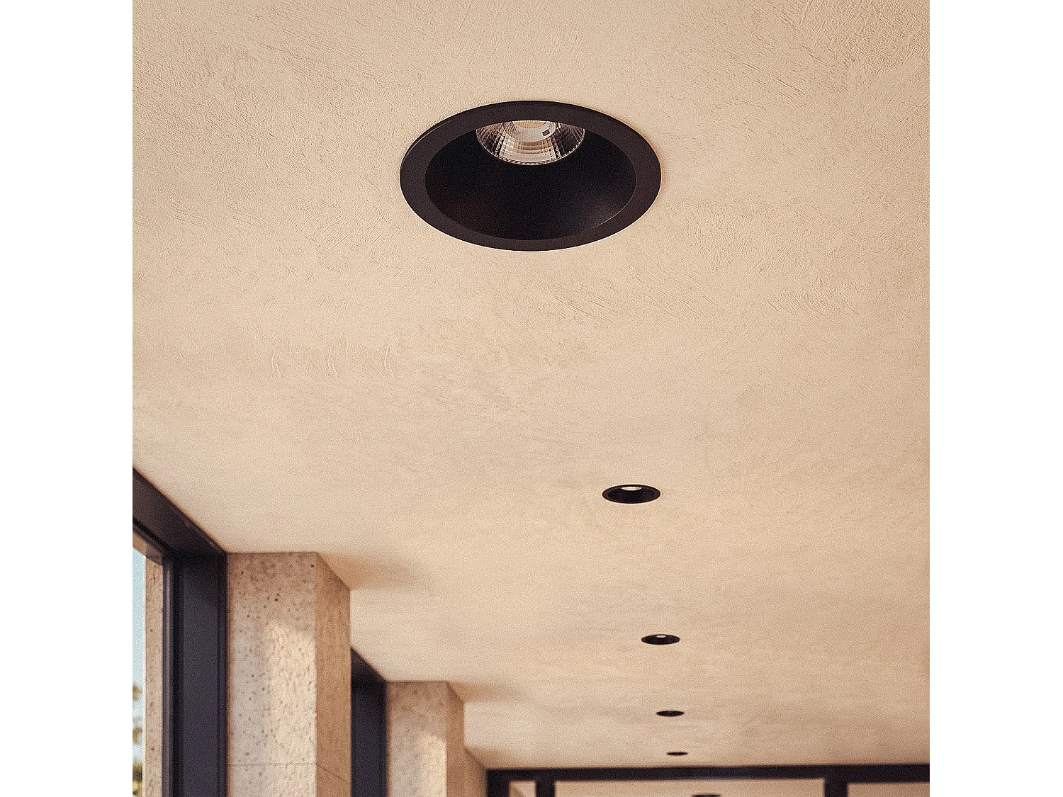 Downlight LED 5W / 7W Conique Areni Coupe Ø 65 mm 4000K Gris Blanc neutre 7 W