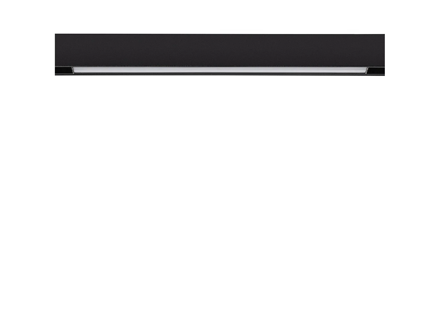 Spot Linéaire LED sur Rail Magnétique 20mm 30W Opal 48V  Sélectionnable (chaud-neutre) 2700K - 3500K - 4000K