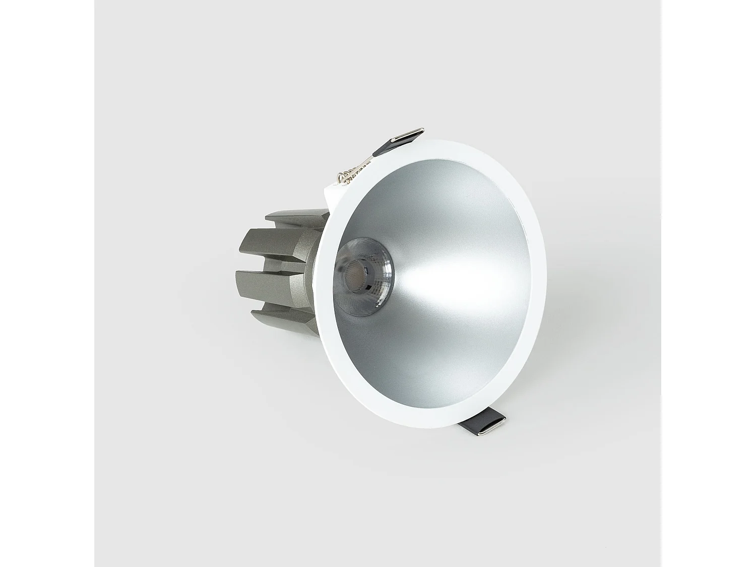 Foco Downlight LED 9W / 12W Cónico Areni Corte Ø 100 mm 4000K Gris Blanco Neutro 9 W