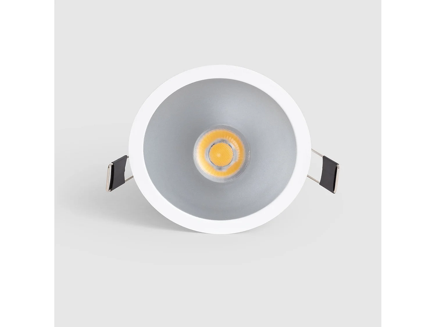 Foco Downlight LED 9W / 12W Cónico inclinación 20º Areni Corte Ø 85 mm 4000K Gris Blanco Neutro 12 W
