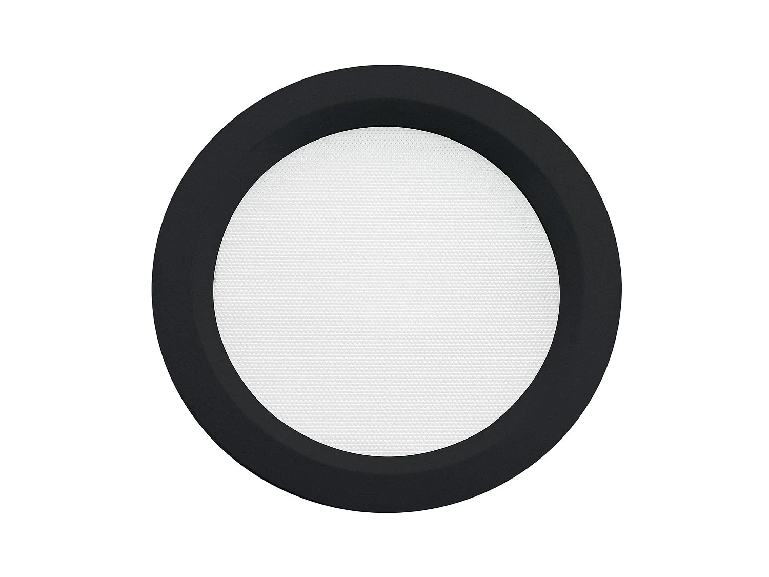 Downlight LED 30W Rond  Aero 130 lm/W Microprismatique  Coupe Ø 200 mm Noir 4000K - 5000K - 6000K Sélectionnable (Neutre-Froid)