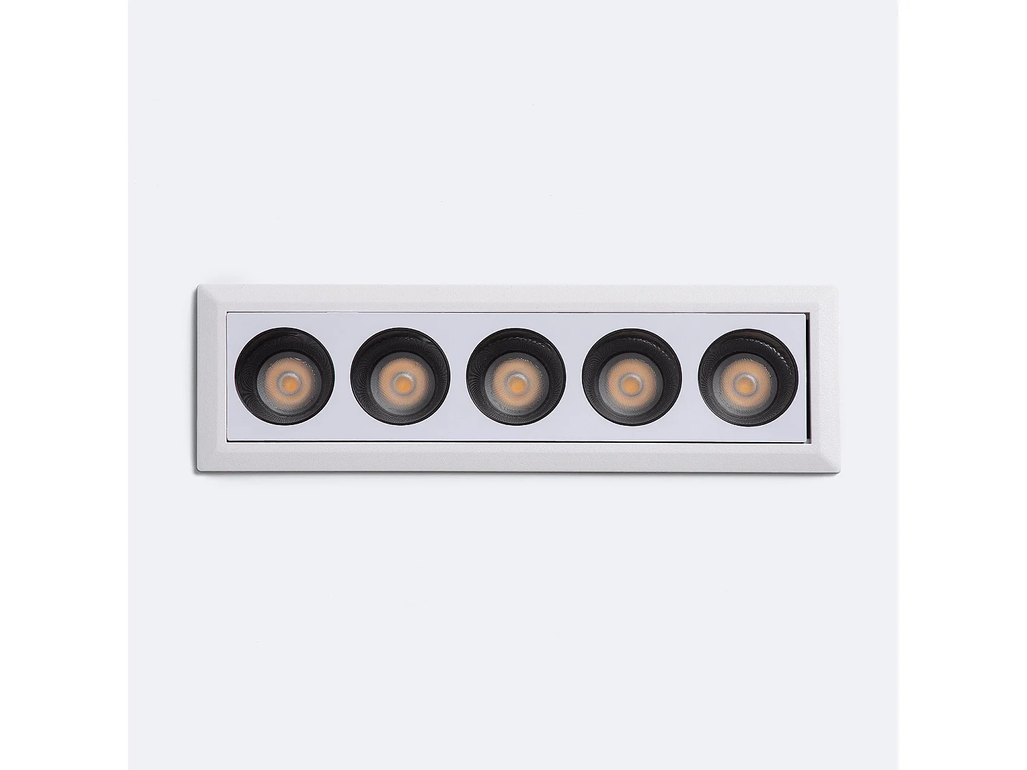 Spot LED Linéaire 7W Encastrable Catyo CRI90 Coupe 140x35 mm 3000K Blanc Blanc chaud
