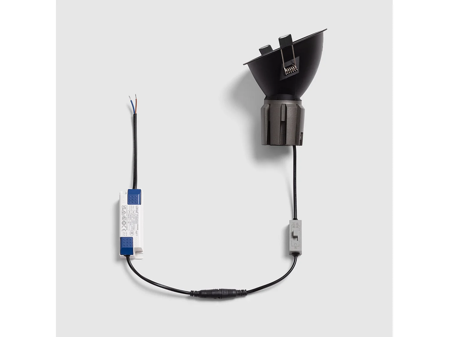 Foco Downlight LED 9W / 12W Cónico inclinación 20º Areni Corte Ø 100 mm 4000K Negro Blanco Neutro 9 W