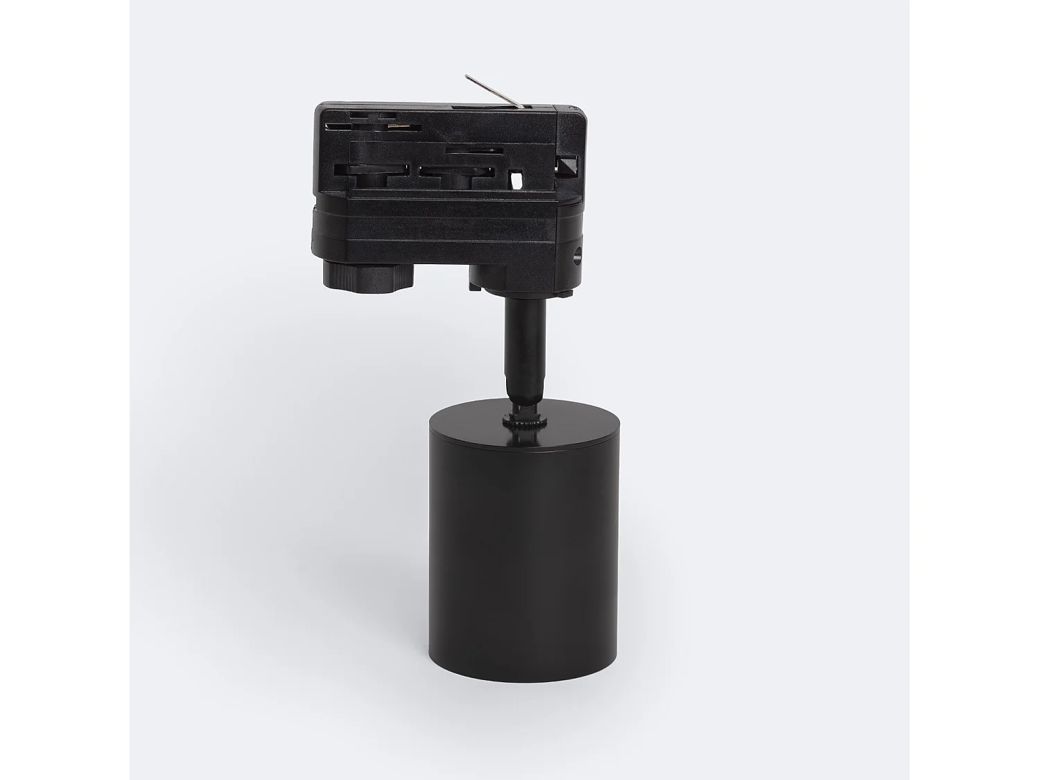 Spot LED sur Rail Triphasé 10W Dimmable Mallet Noir 3000K Blanc chaud