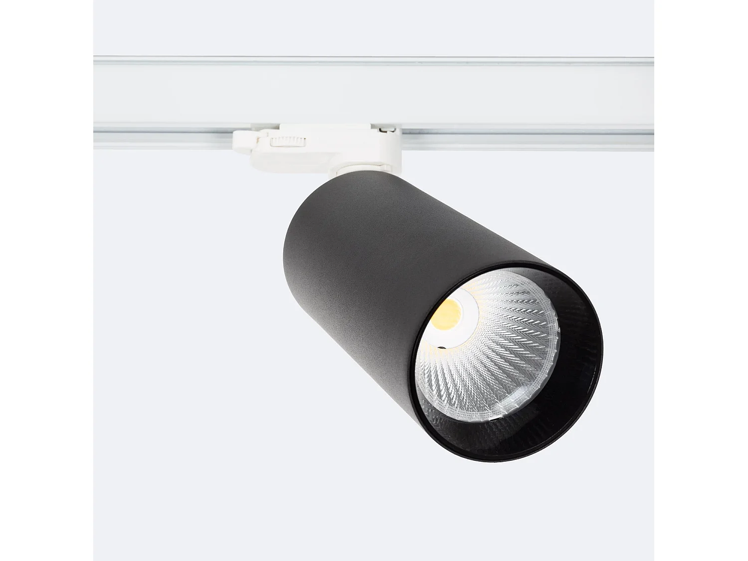 Spot LED sur Rail Triphasé 30W CCT Sélectionnable Misoh 2700K - 4000K - 6000K 38º Blanc / Noir CCT