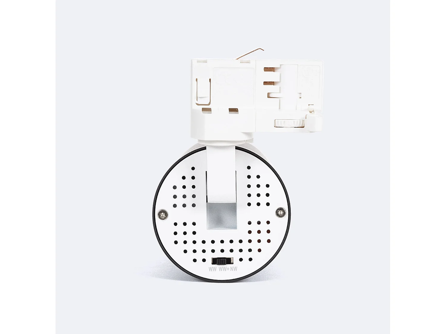 Spot LED sur Rail Triphasé 30W CCT Sélectionnable Misoh 2700K - 4000K - 6000K 38º Blanc / Noir CCT