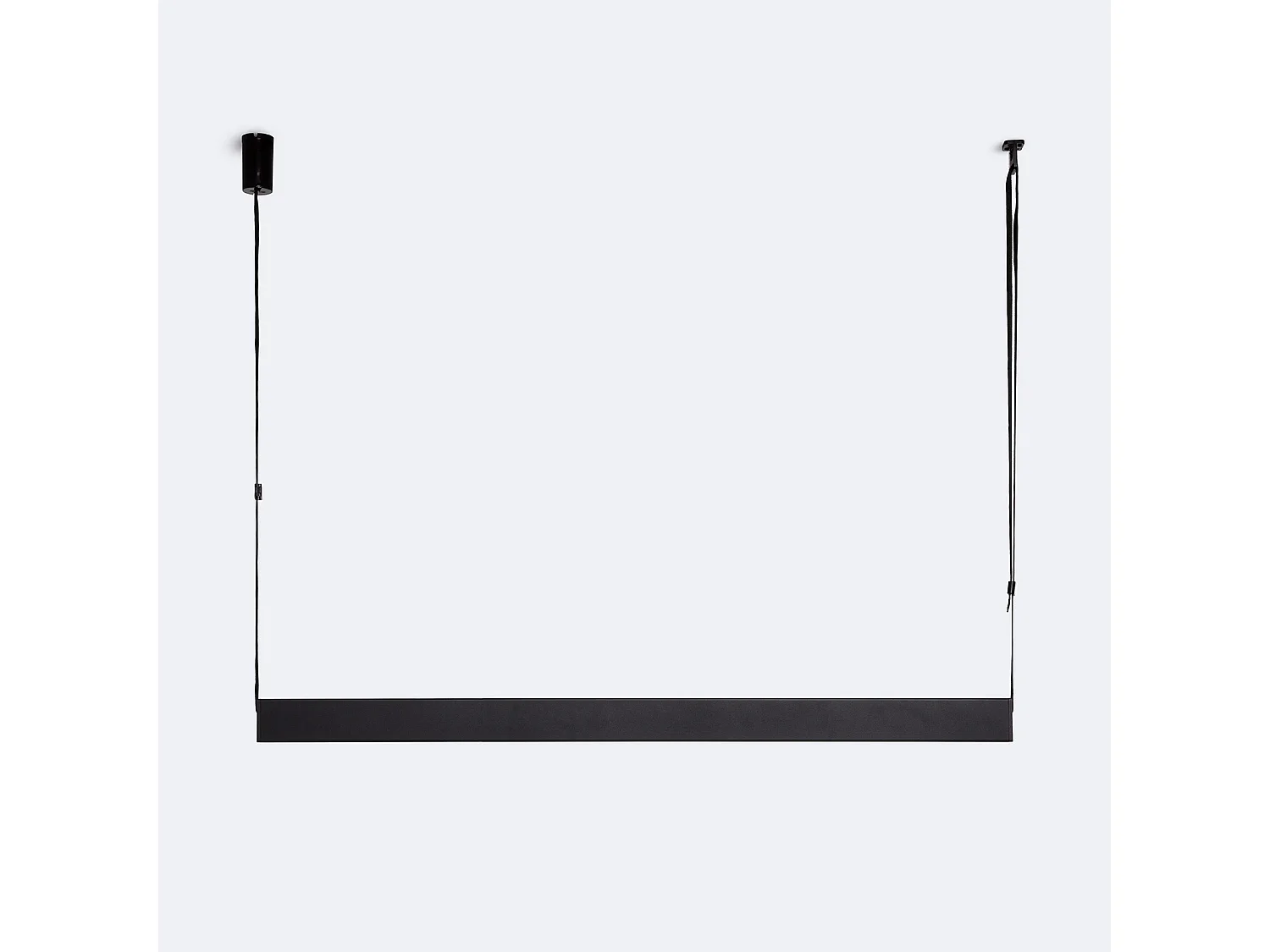 Barre Linéaire LED 120cm 30W Suwis avec Rail Magnétique 20mm Noir
