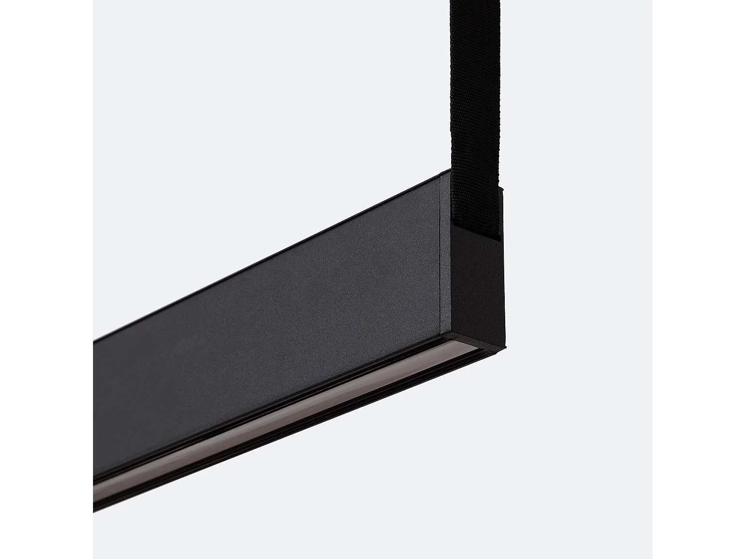 Barre Linéaire LED 120cm 30W Suwis avec Rail Magnétique 20mm Noir
