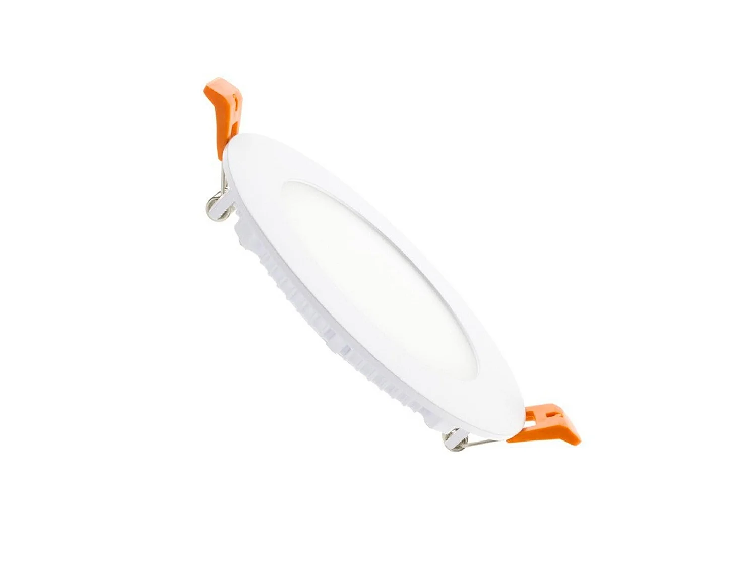 Dalle LED 6W Ronde SuperSlim Coupe Ø 110 mm (Pack 5) 3000K Blanc chaud