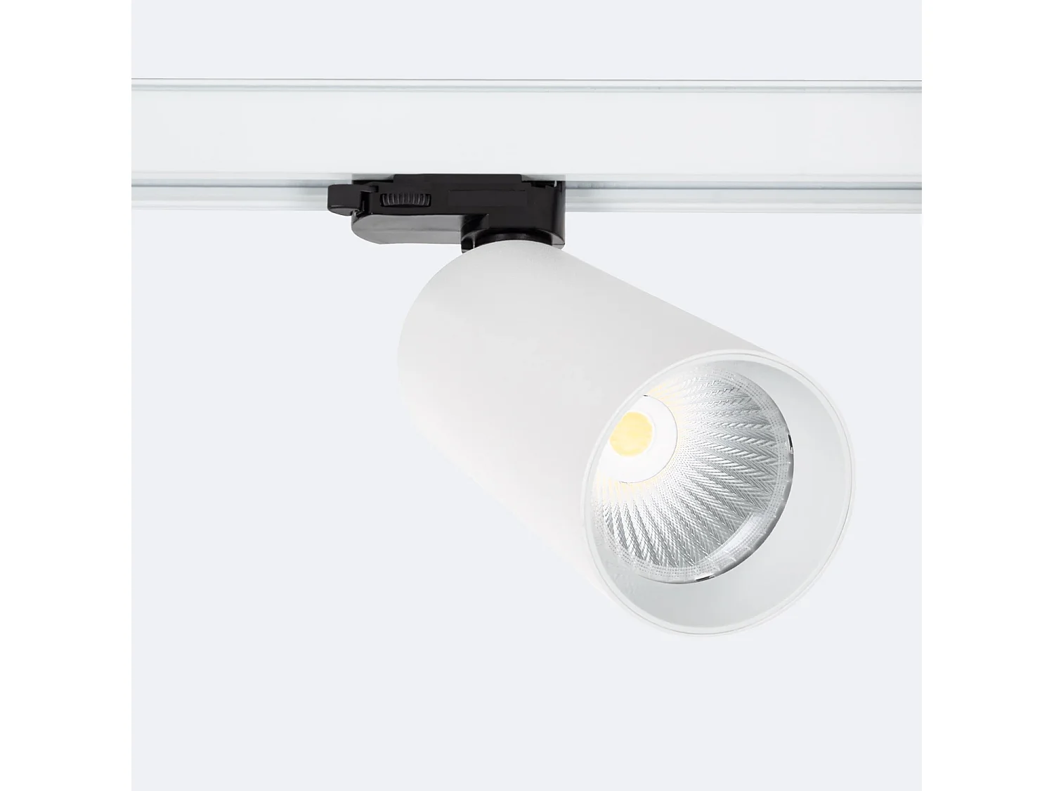 Spot LED sur Rail Triphasé 30W CCT Sélectionnable Misoh 2700K - 4000K - 6000K 38º Noir / Blanc CCT