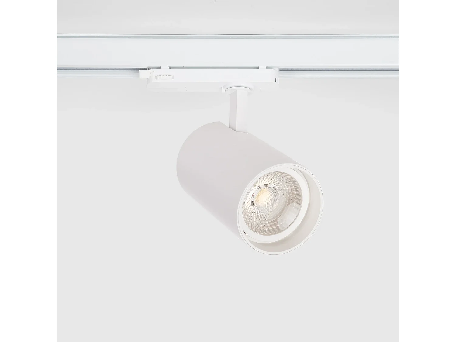 Spot LED sur Rail Triphasé 40W   Fasano  2700K Blanc Blanc chaud