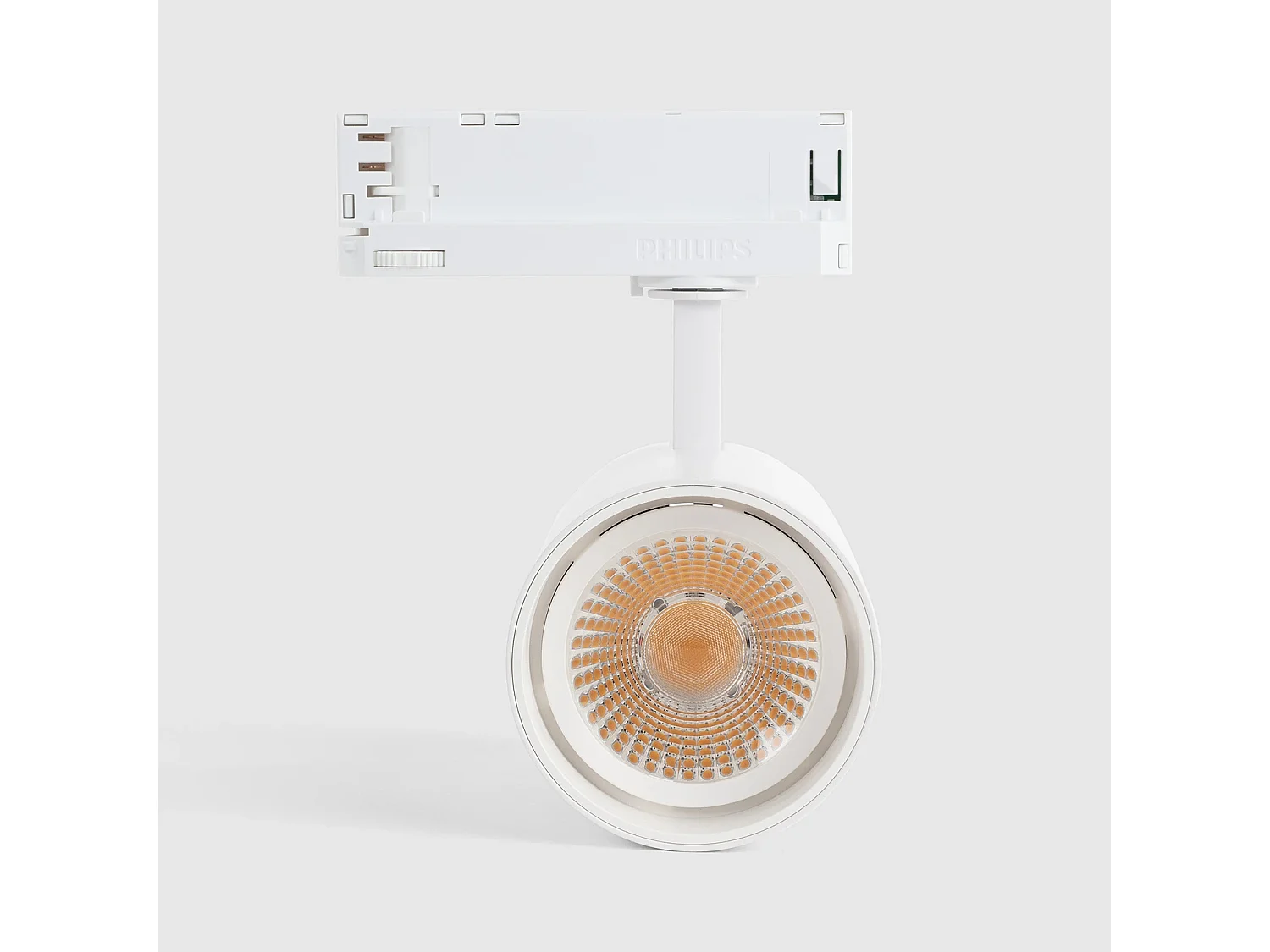 Spot LED sur Rail Triphasé 40W   Fasano  2700K Blanc Blanc chaud