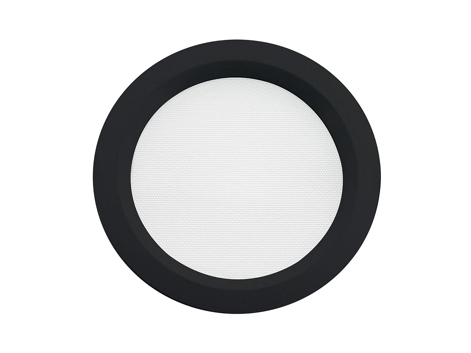 Downlight LED 40W Rond  Aero 130 lm/W Microprismatique  Coupe Ø 200 mm Noir 2700K - 3000K - 4000K Sélectionnable (chaud-neutre)