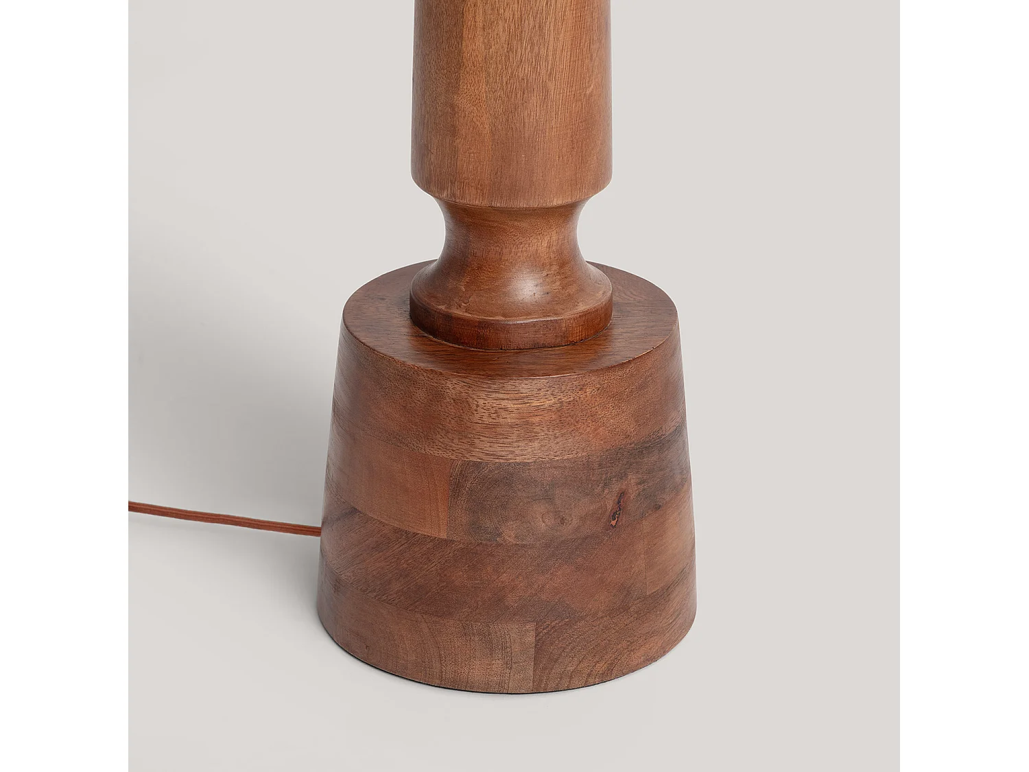 Lampada da Terra Legno Kehna ILUZZIA Beige