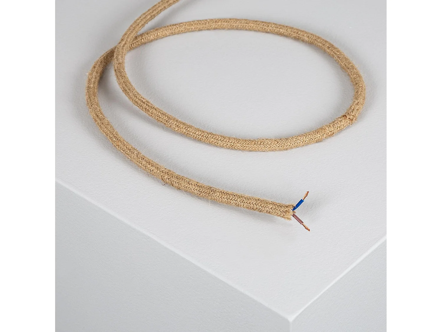 Câble Électrique Textile Naturel Cáñamo 1 m