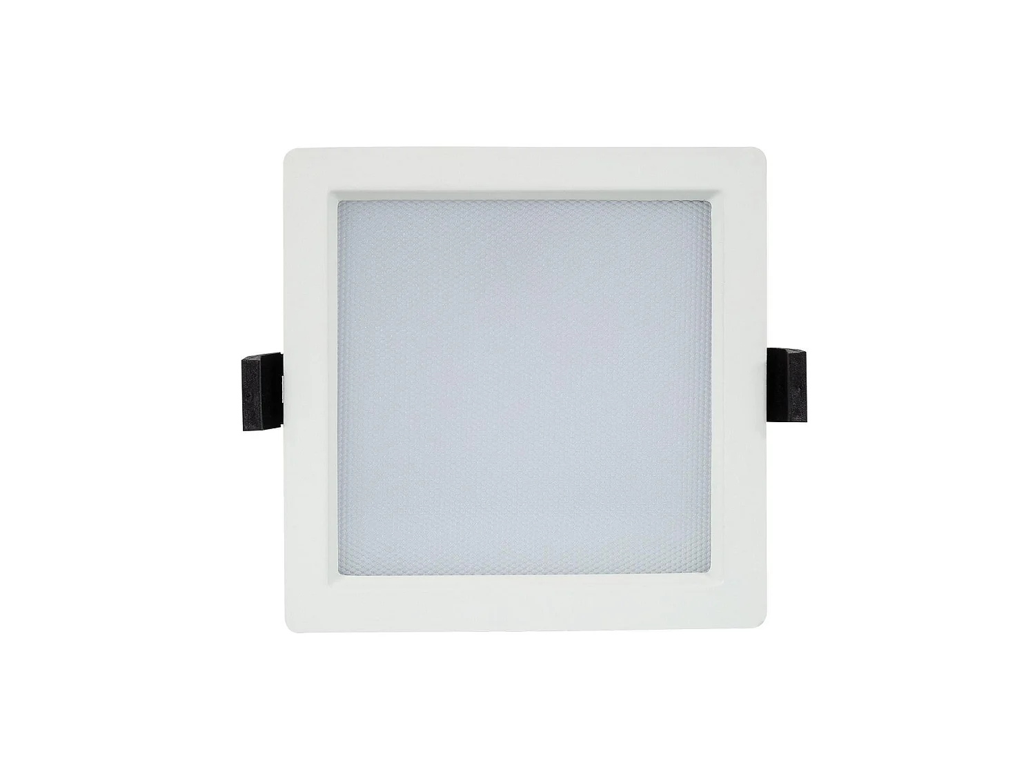 Downlight LED 15W Carré  Aero 130 lm/W Microprismatique  Coupe 135x135 mm 3000K - 4000K - 6000K Sélectionnable (chaud-neutre-froid)