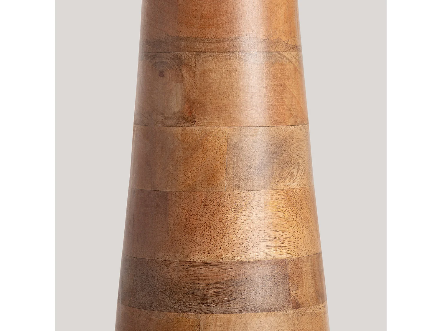 Lámpara de Pie Madera Zeil Rajesh ILUZZIA Beige