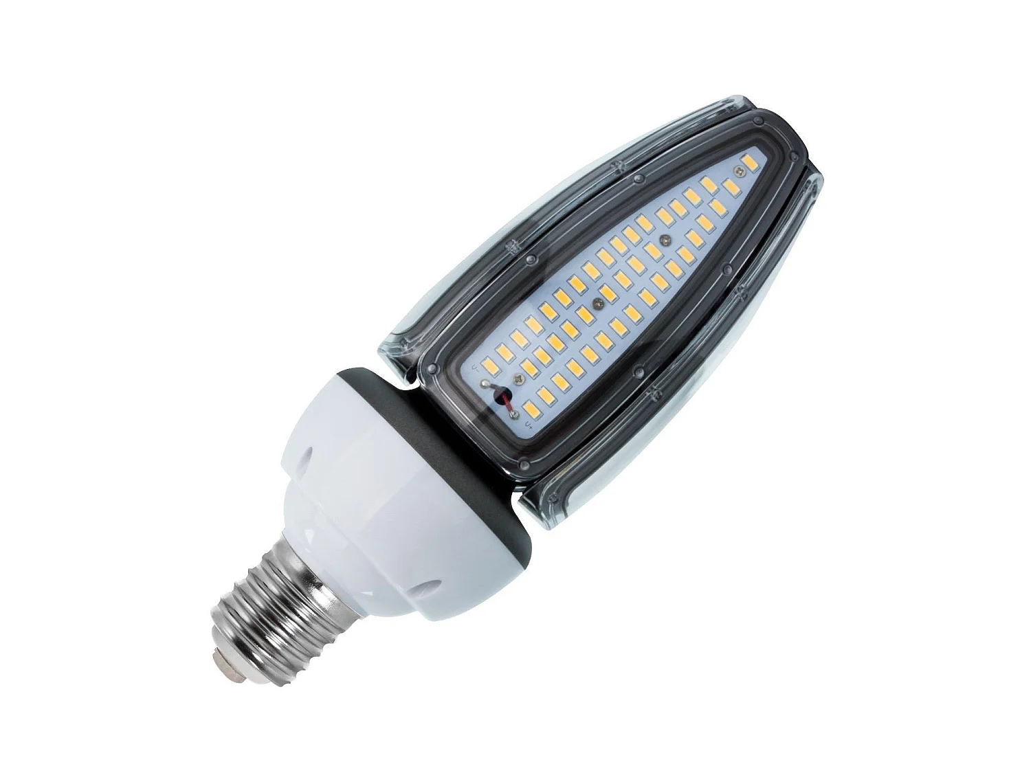Ampoule LED Éclairage Public Corn E40 50W IP65 2700K Blanc chaud