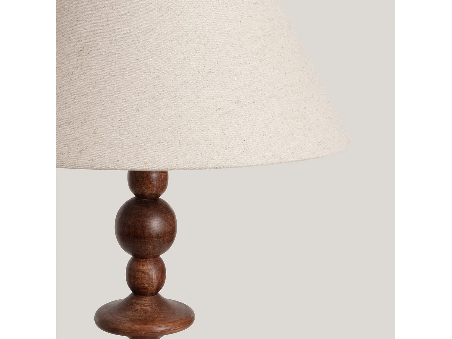 Lámpara de Pie Madera Tanish ILUZZIA Beige