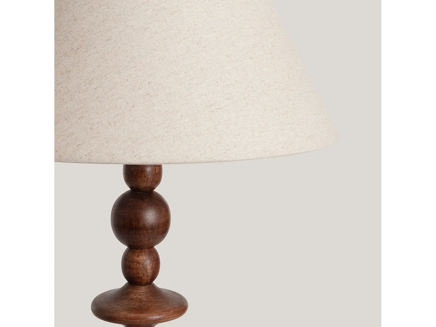Lámpara de Pie Madera Tanish ILUZZIA Beige