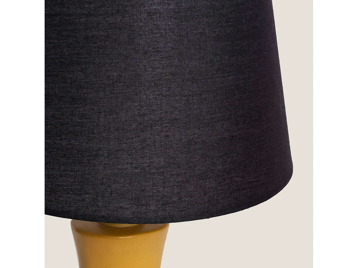 Lampe à Poser Résine Dimahis Moutarde