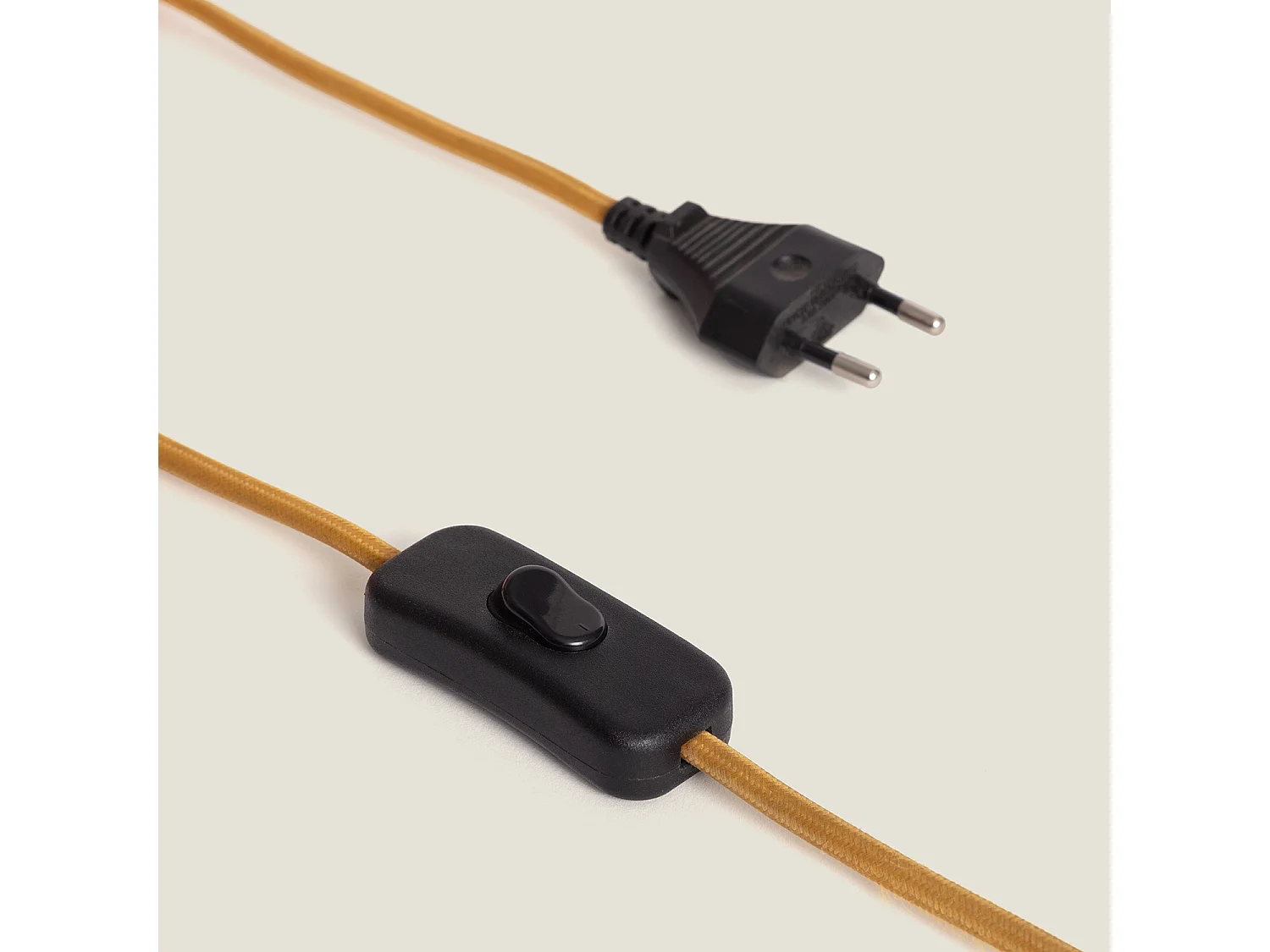 Lampe à Poser Résine Dimahis Moutarde