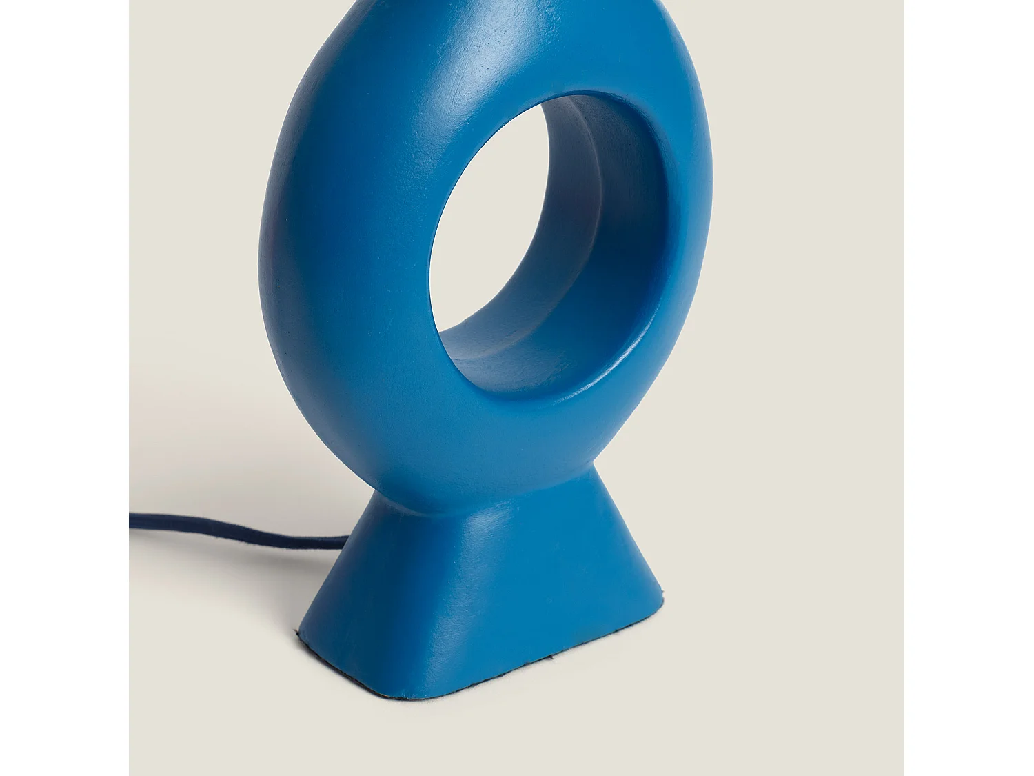 Lampe à Poser Résine Dimahis Bleu