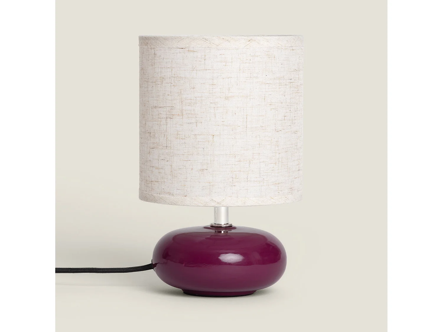 Lámpara de Mesa Cerámica Nori S Violeta