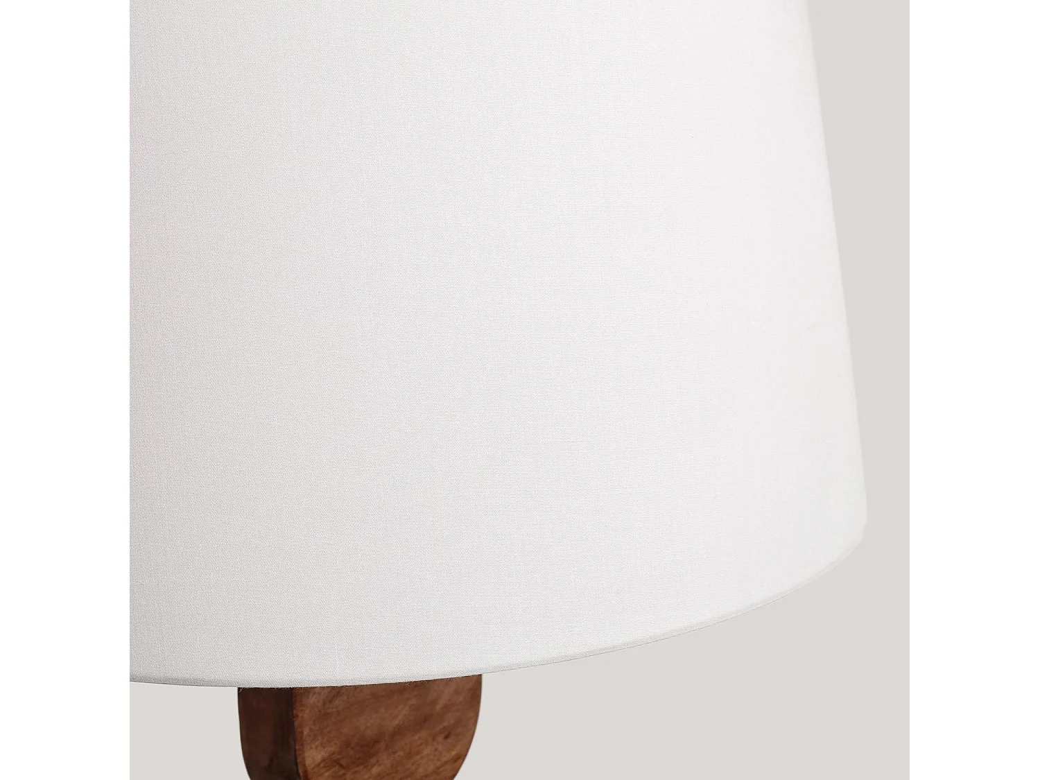 Lampada da Tavolo Legno Dagmar Bianco