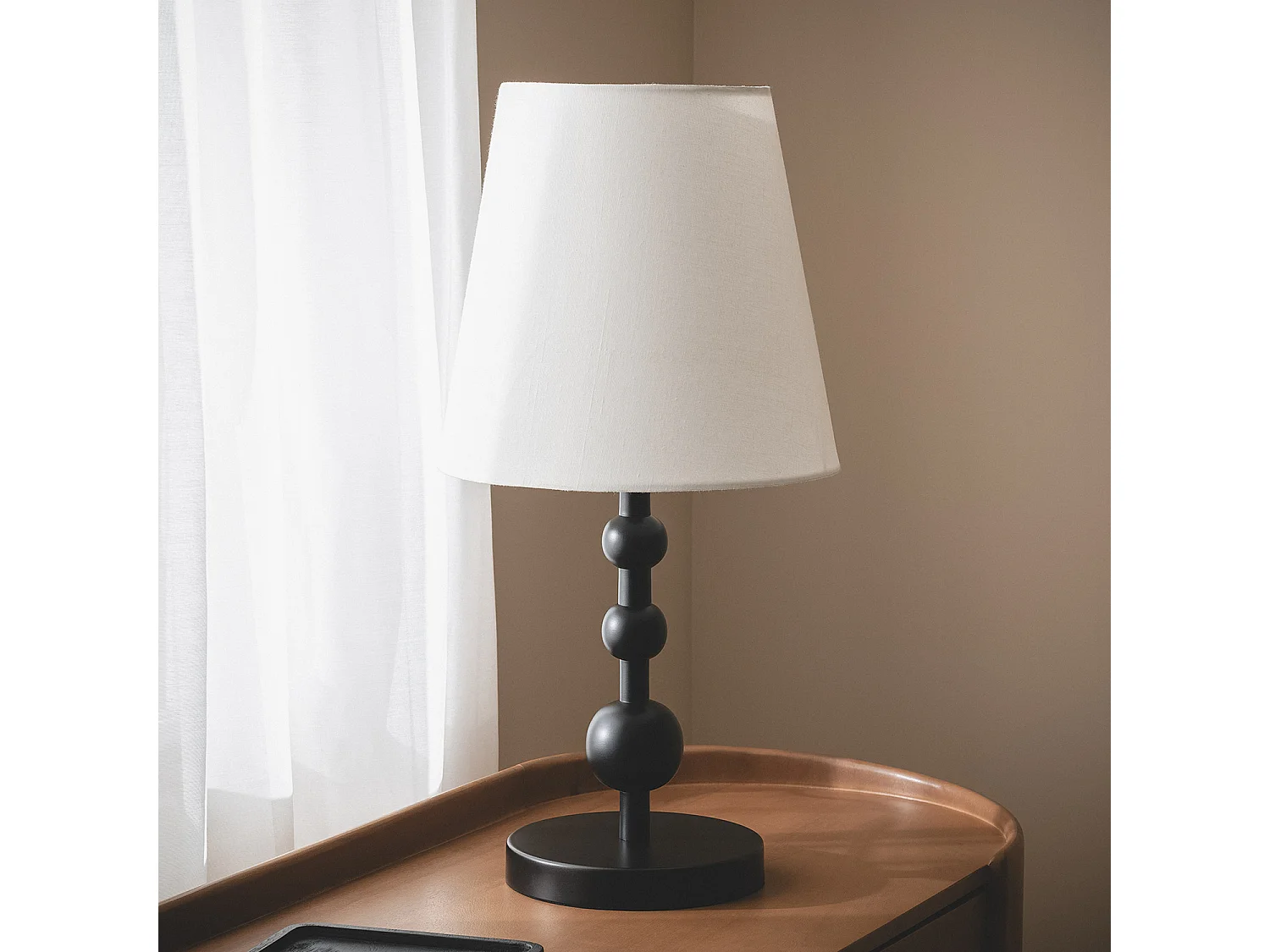 Lampe à Poser Métal Nunda Noir