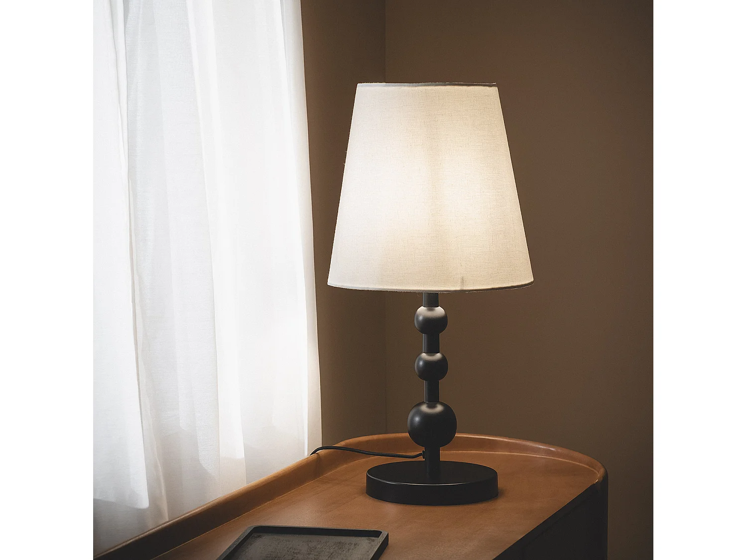 Lampe à Poser Métal Nunda Noir