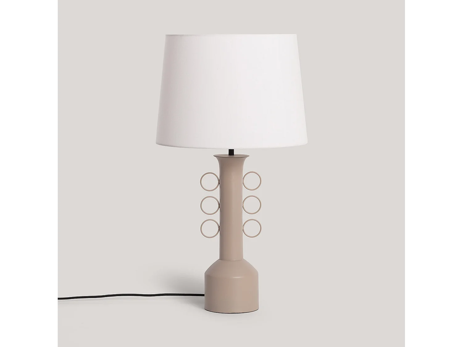 Lampe à Poser Métal Veravil ILUZZIA Beige