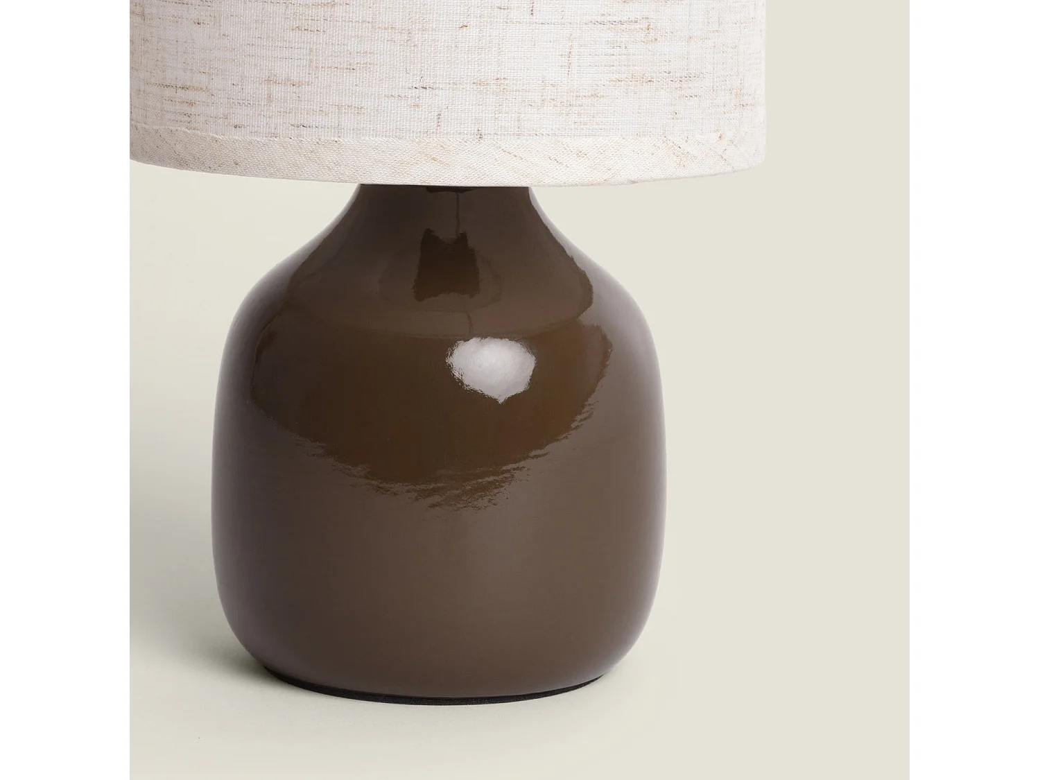 Lámpara de Mesa Cerámica Cleo S Marrón