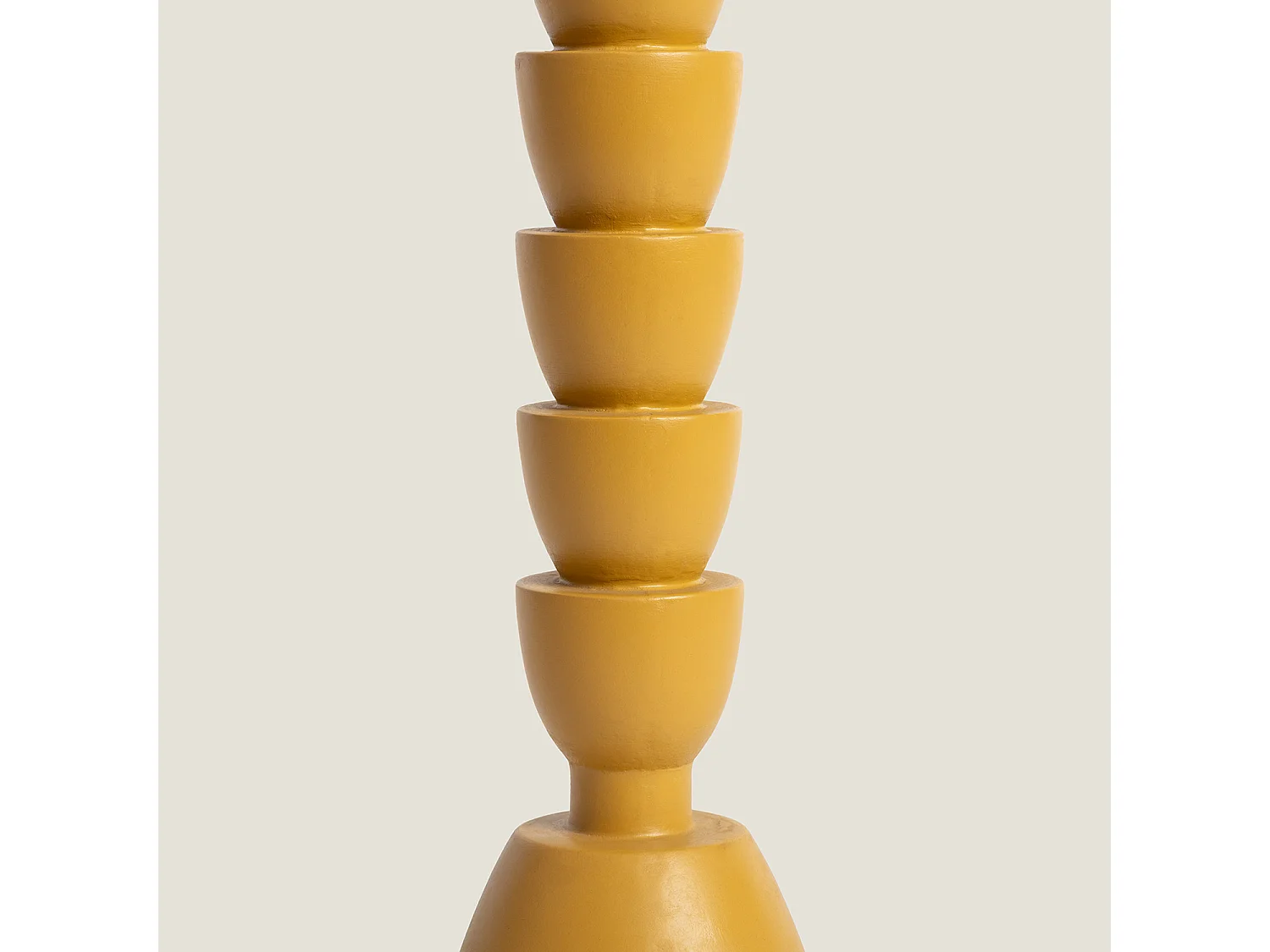 Lampe à Poser Résine Darian Moutarde