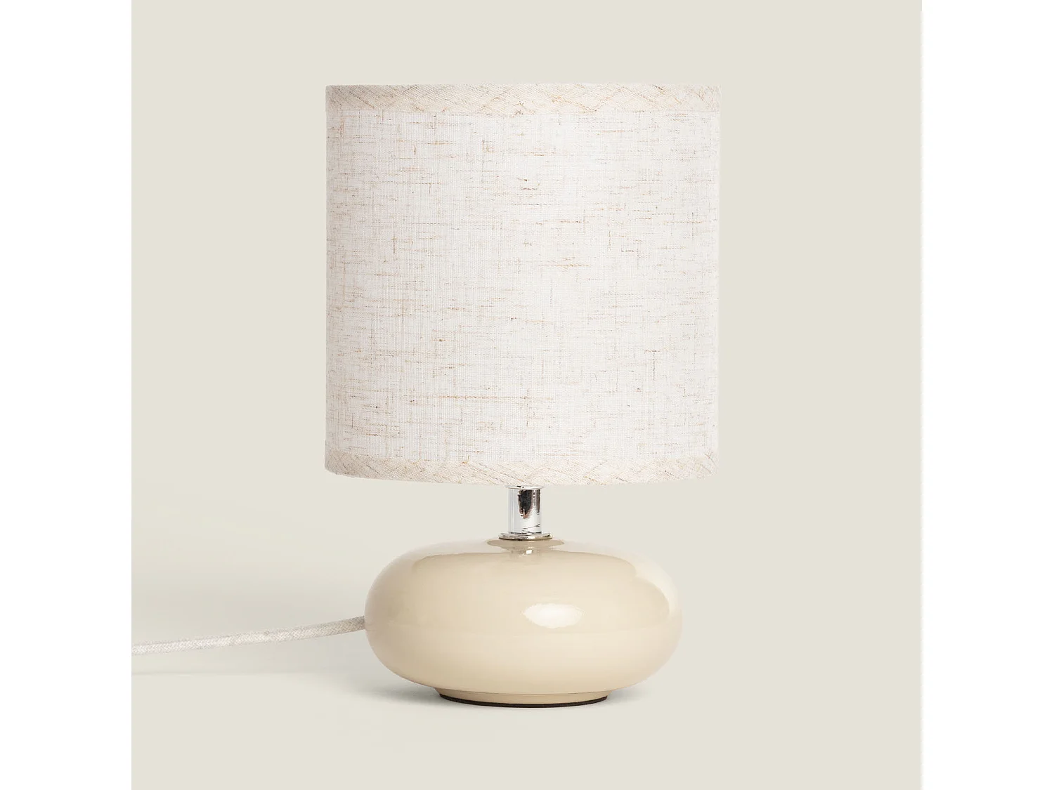 Lámpara de Mesa Cerámica Nori S Beige