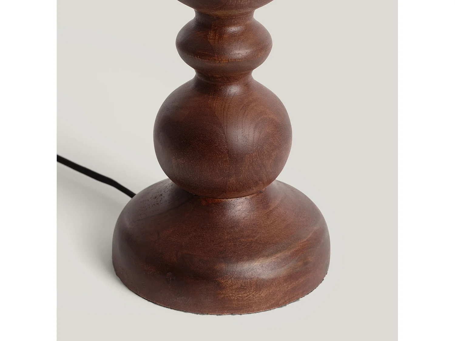 Lámpara de Mesa Madera Zeda Stuvan Blanco