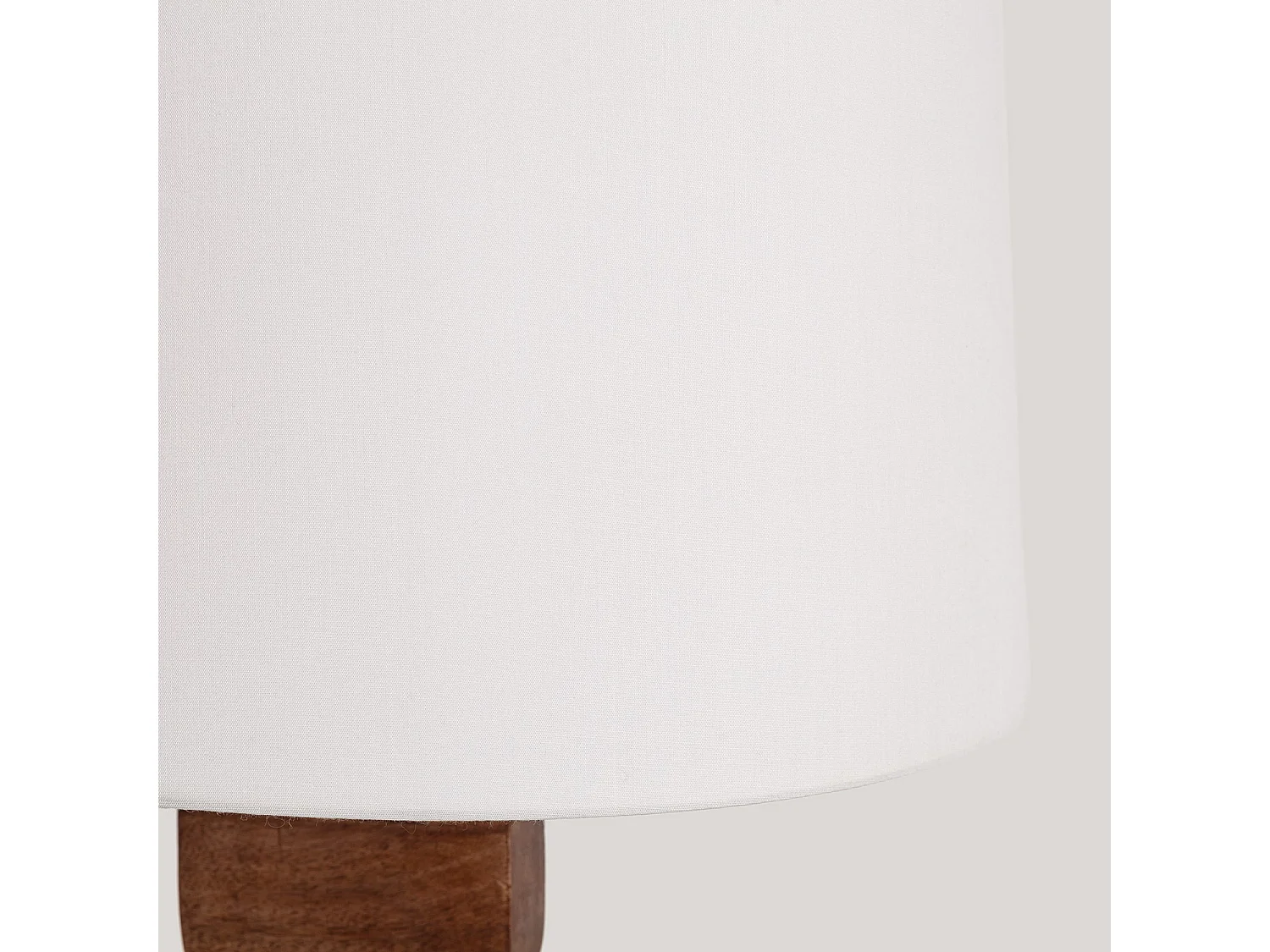 Lámpara de Mesa Madera Dagmar ILUZZIA Blanco