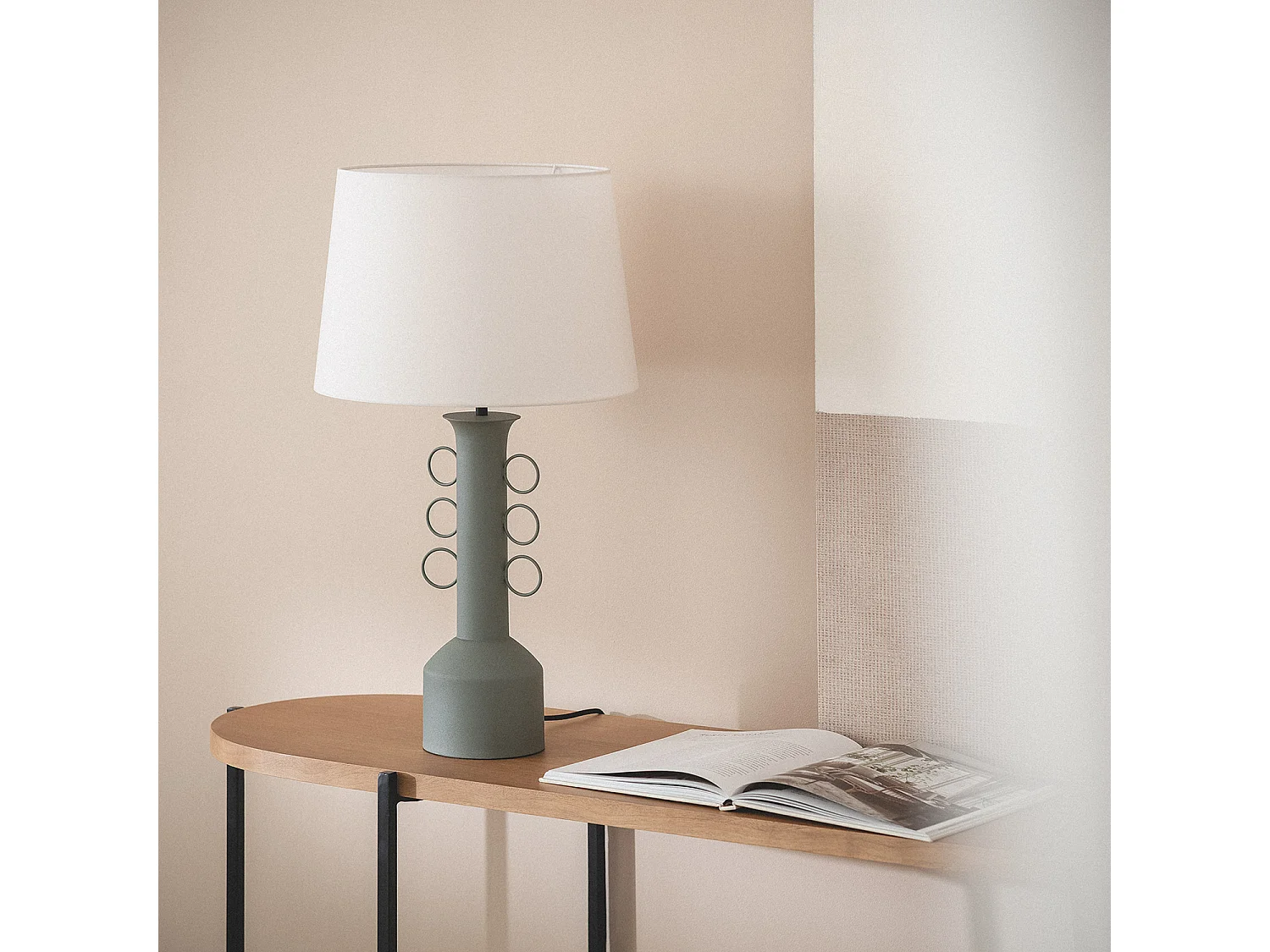Lampe à Poser Métal Veravil ILUZZIA Vert