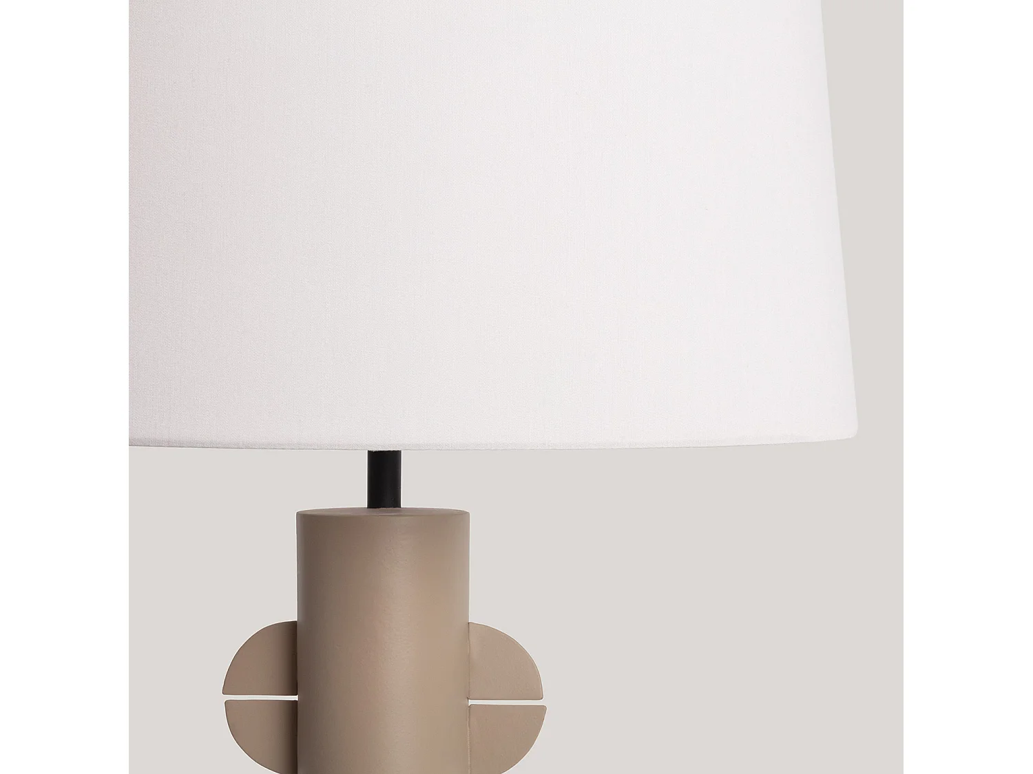 Lampe à Poser Métal Kondur ILUZZIA Beige