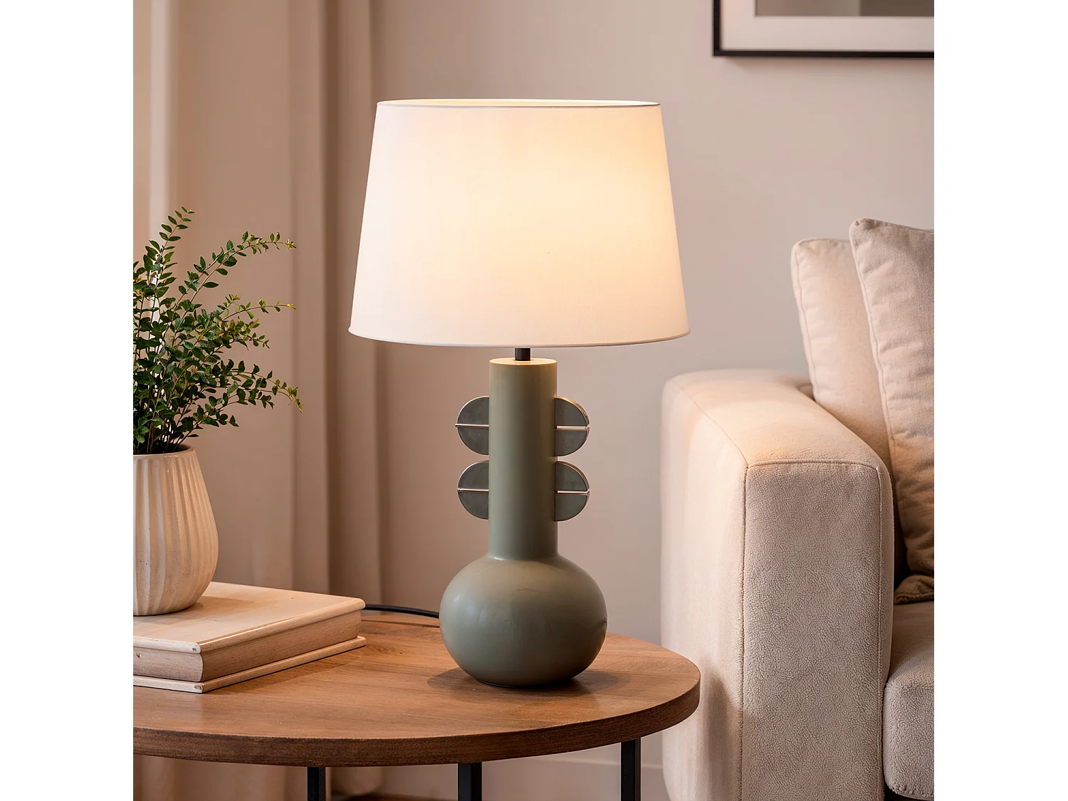 Lampe à Poser Métal Kondur ILUZZIA Vert