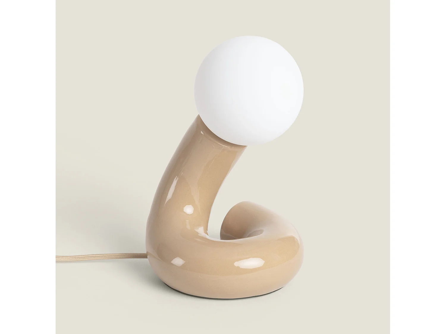 Lampe à Poser Céramique Arlo Juno S Camel