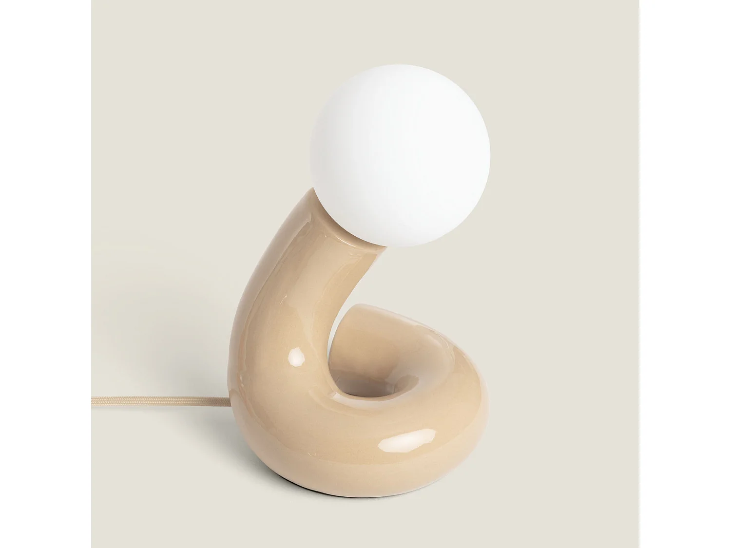 Lampe à Poser Céramique Arlo Juno S Camel