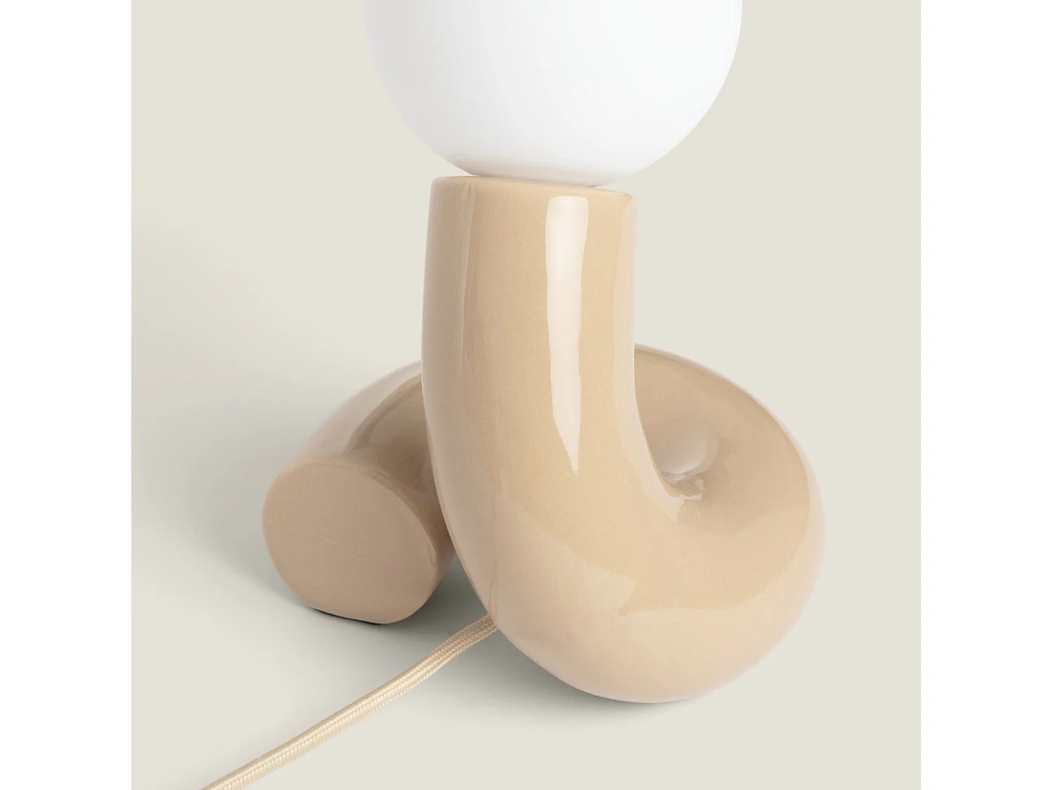 Lampe à Poser Céramique Arlo Juno S Camel