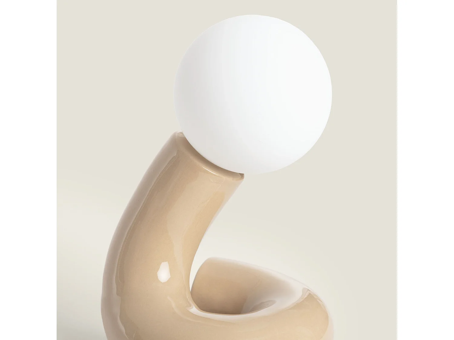 Lampe à Poser Céramique Arlo Juno S Camel