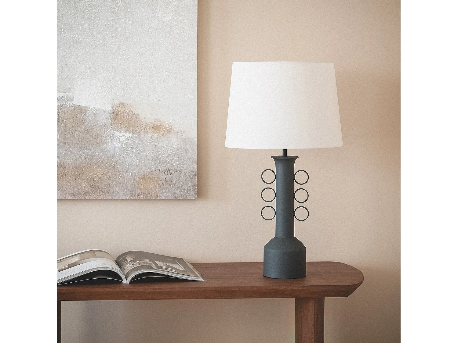 Lampe à Poser Métal Veravil ILUZZIA Bleu
