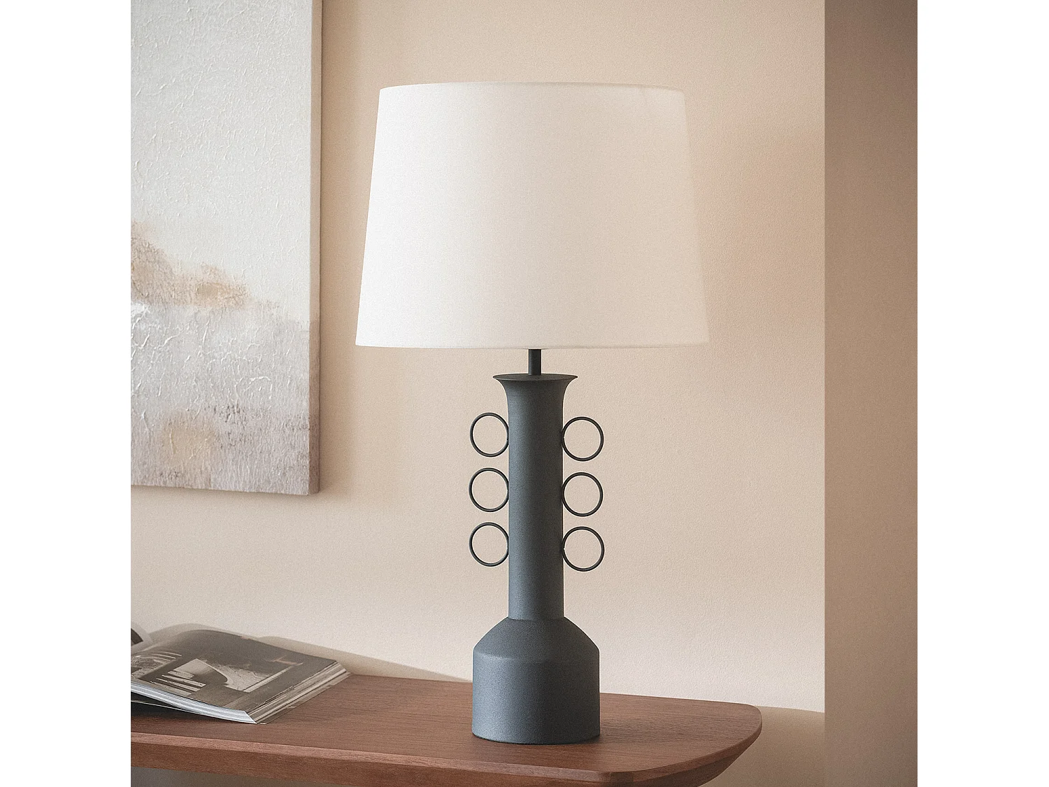 Lampe à Poser Métal Veravil ILUZZIA Bleu