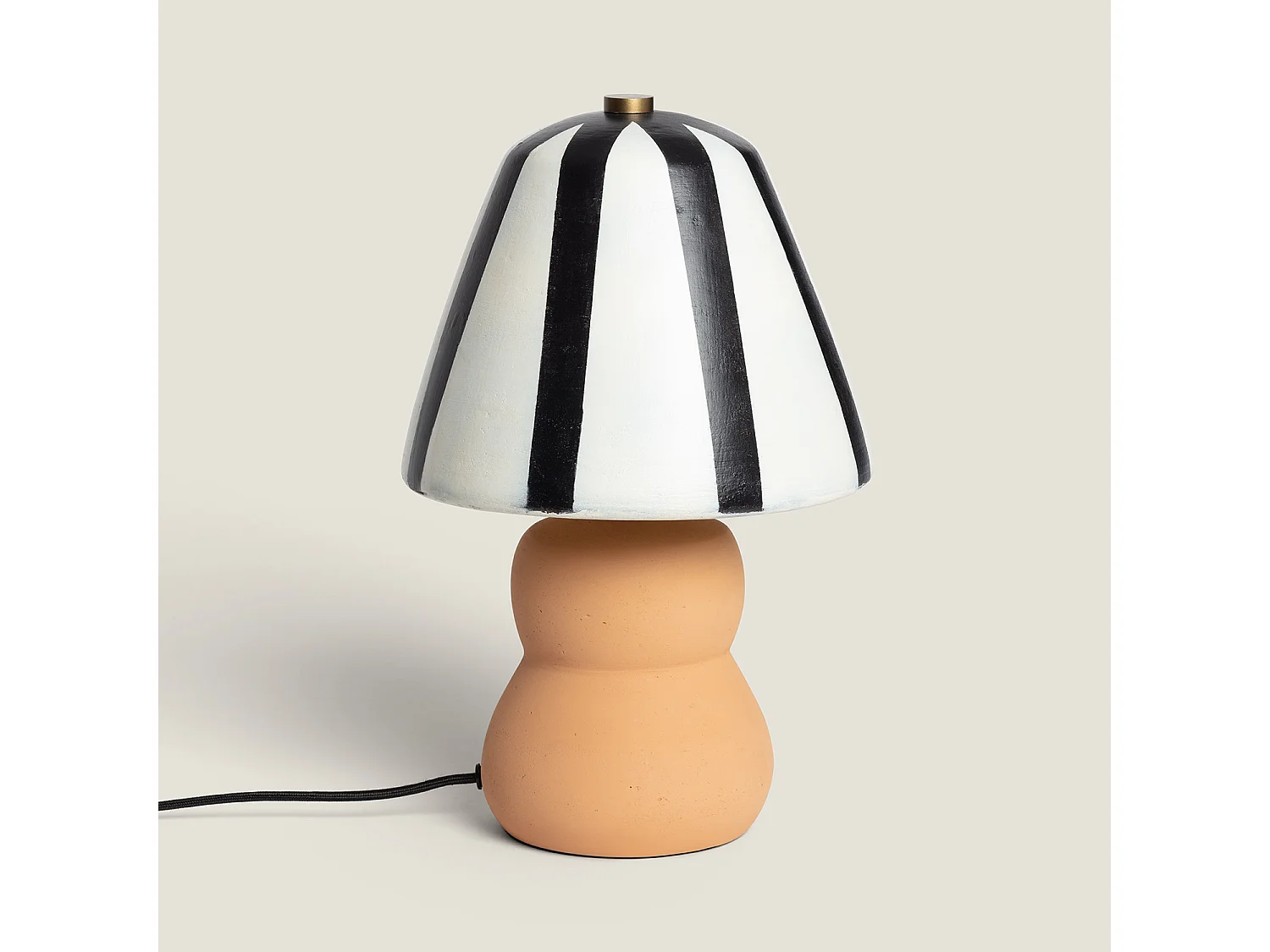 Lampe à Poser Métal Quitamba Noir / Blanc