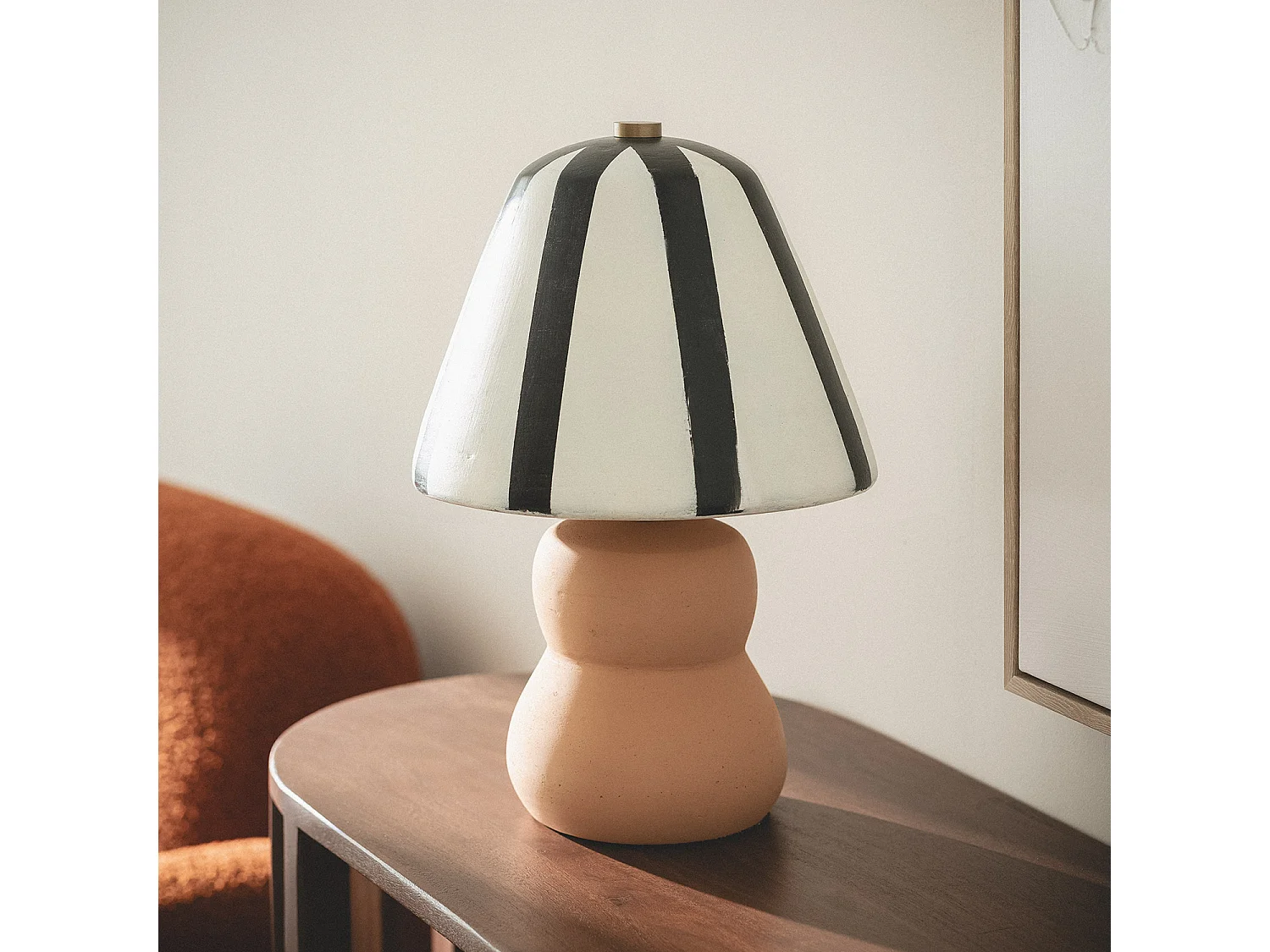 Lampe à Poser Métal Quitamba Noir / Blanc