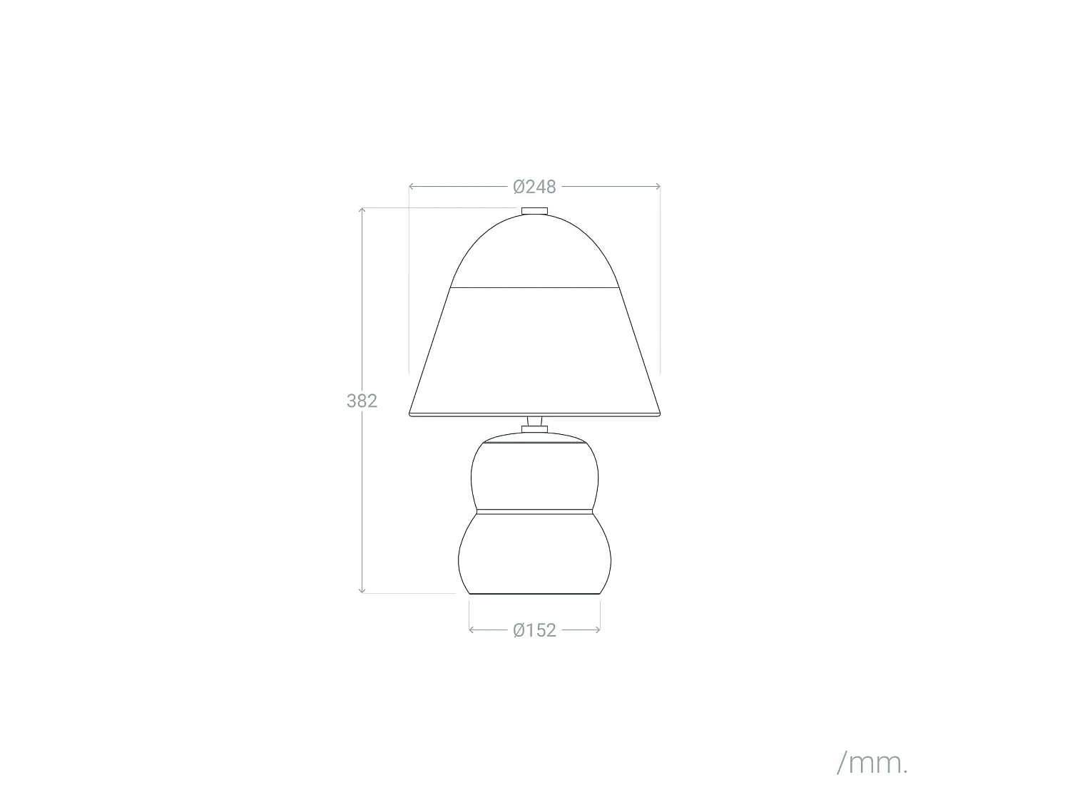 Lampe à Poser Métal Quitamba Noir / Blanc