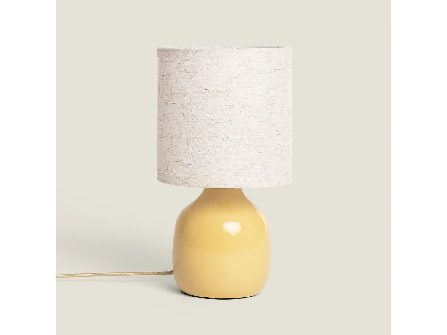 Lámpara de Mesa Cerámica Cleo S Amarillo
